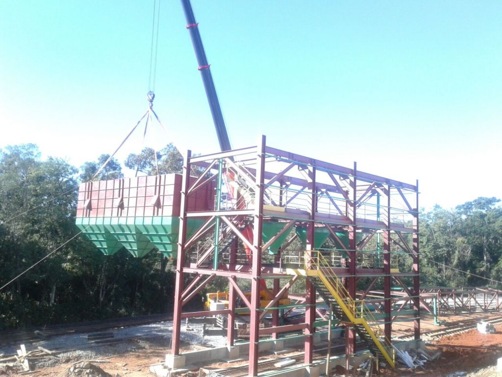 Carregamento ferroviário.